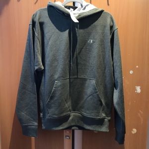 Forest Green Champion Men’s Powerblend Hoodie